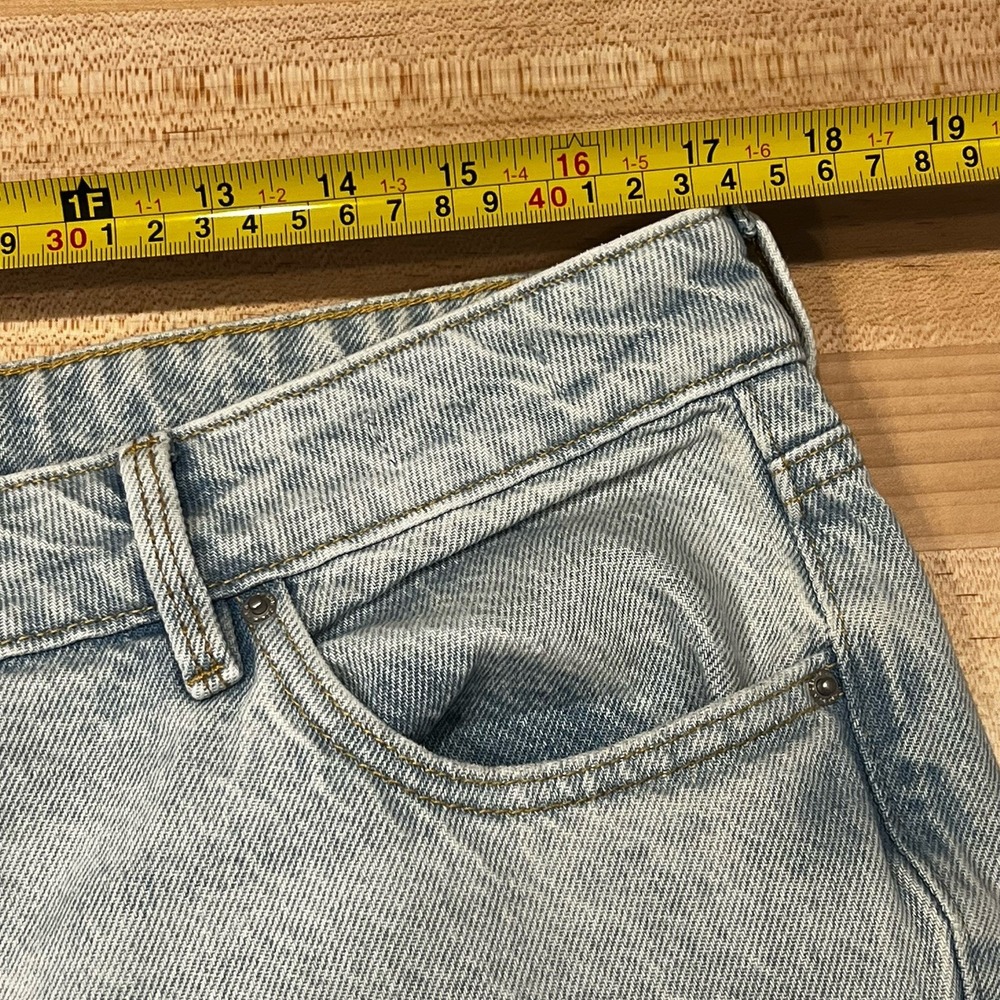 PacSun Low Rise Girlfriend Wide Leg Jeans Light Wash Size 31 - Picture 5 of 11